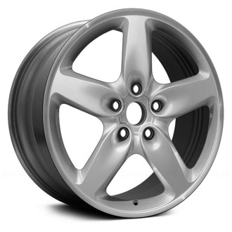 Replace® - 5-Spoke Silver with Flange Cut 18x8 Alloy Factory Wheel - Remanufactured