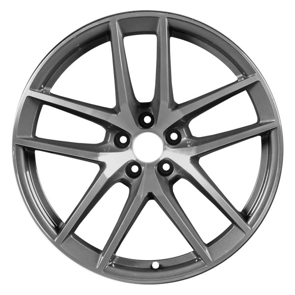 Replace® - 20 x 10 5 Y-Spoke Machined Dark Charcoal Alloy Factory Wheel (Remanufactured)