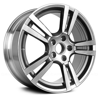 Replace® - Double 5-Spoke Polished and Charcoal 20x11 Alloy Factory Wheel - Remanufactured