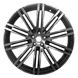Replace® - 10 Double-Spoke Machined and Medium Charcoal Metallic 21x9 Alloy Factory Wheel - Remanufactured