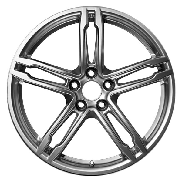 Replace® - 19 x 9 Double 5-Spoke Bright Hypersilver Alloy Factory Wheel (Remanufactured)
