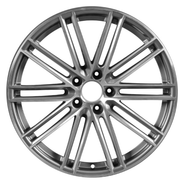 Replace® - 22 x 11.5 10 Double-Spoke Polished Dark Charcoal Alloy Factory Wheel (Remanufactured)