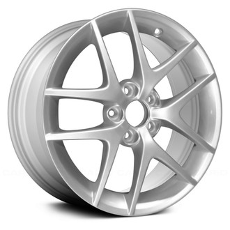 Replace® - 5 V-Spoke Silver 17x7 Alloy Factory Wheel - Remanufactured