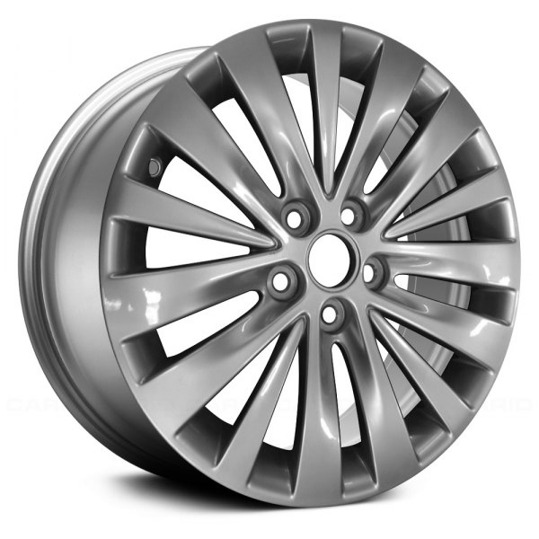 Replace® - 18 x 8 5 W-Spoke Bright Smoked Hyper Silver Alloy Factory Wheel (Remanufactured)