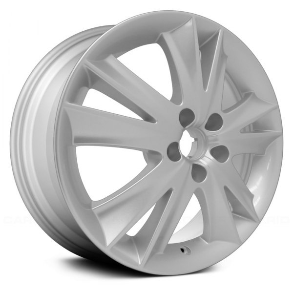 Replace® - 17 x 7.5 5 V-Spoke Bright Silver Alloy Factory Wheel (Remanufactured)