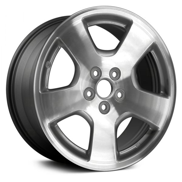 Replace® - 16 x 6.5 5-Spoke Charcoal Gray Alloy Factory Wheel (Remanufactured)