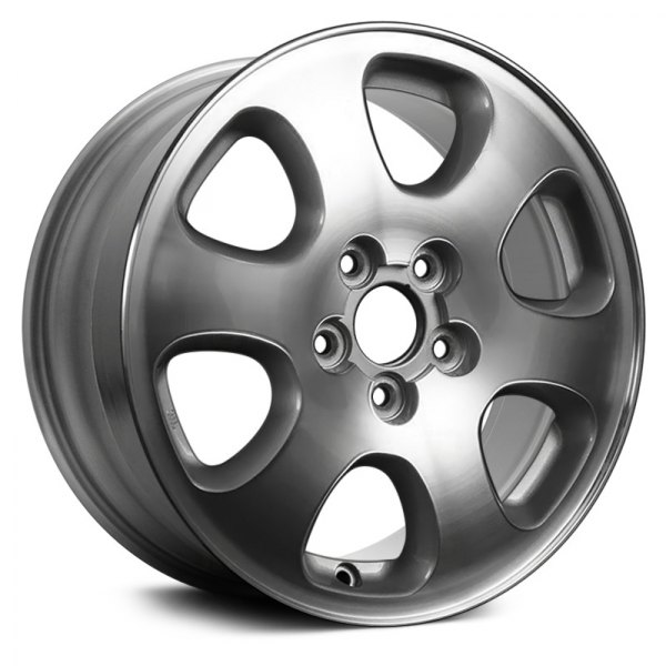 Replace® - 15 x 6 6-Slot Bright Sparkle Silver Alloy Factory Wheel (Remanufactured)