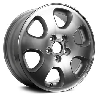 Replace® - 6-Slot Bright Sparkle Silver 15x6 Alloy Factory Wheel - Remanufactured