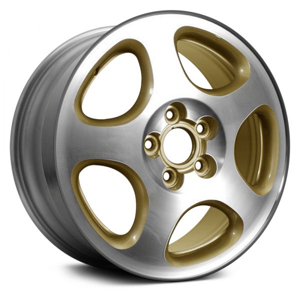 Replace® - 15 x 6 5-Spoke Gold Alloy Factory Wheel (Remanufactured)