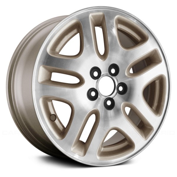 Replace® - 16 x 6.5 Double 5-Spoke Tan Alloy Factory Wheel (Remanufactured)
