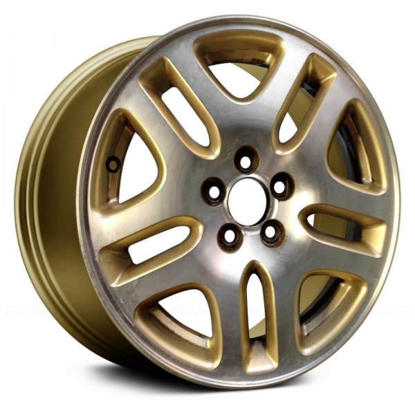 Replace® - 16 x 6.5 Double 5-Spoke Gold Alloy Factory Wheel (Remanufactured)