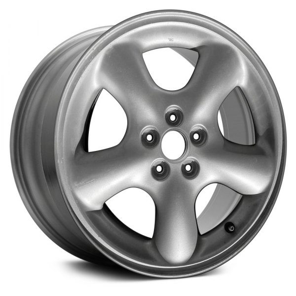 Replace® - 16 x 6.5 5-Spoke Light Silver Textured Alloy Factory Wheel (Remanufactured)