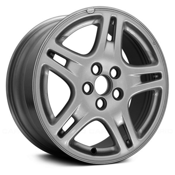 Replace® - 16 x 6.5 Double 5-Spoke Silver Alloy Factory Wheel (Remanufactured)