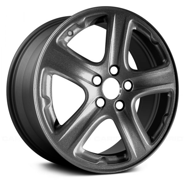 Replace® - 16 x 6.5 5-Spoke Charcoal Gray Alloy Factory Wheel (Remanufactured)