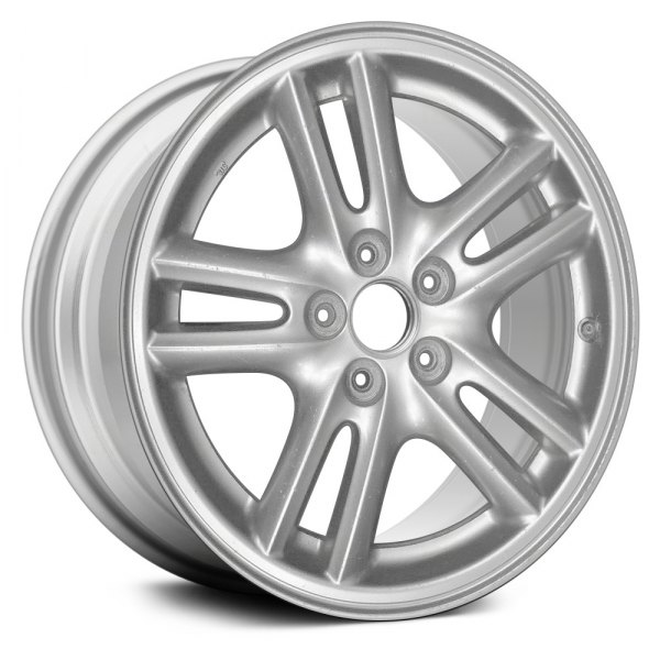 Replace® - 16 x 6.5 Double 5-Spoke Silver Alloy Factory Wheel (Remanufactured)