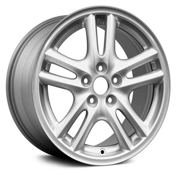 Replace® - 16 x 6.5 Double 5-Spoke Light Gray Alloy Factory Wheel (Remanufactured)