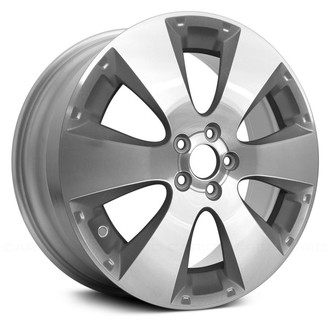 Replace® - 6-Spoke Machined and Bright Silver Metallic 17x7 Alloy Factory Wheel - Remanufactured