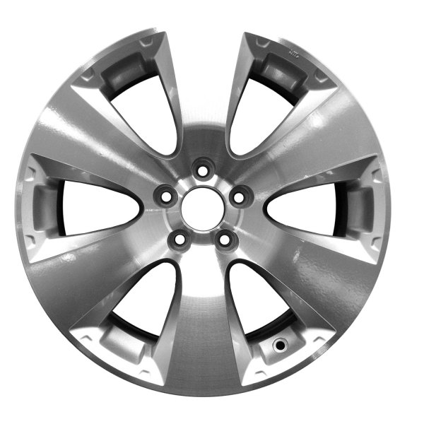Replace® - 17 x 7 6-Spoke Machined and Bright Silver Metallic Alloy Factory Wheel (Factory Take Off)