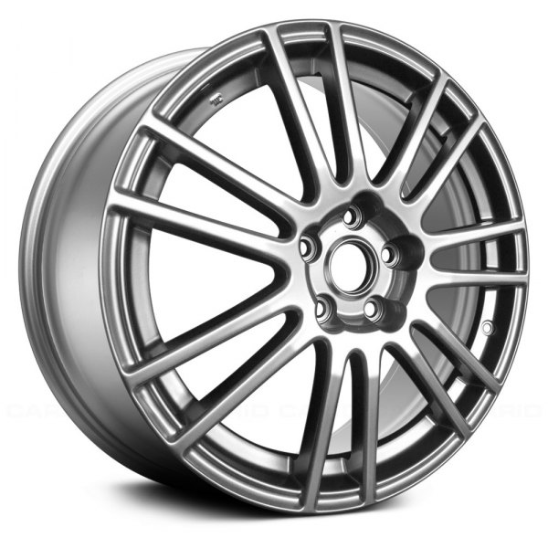 Replace® - 18 x 8.5 7 Double I-Spoke Light Smoked Hyper Silver Alloy Factory Wheel (Remanufactured)