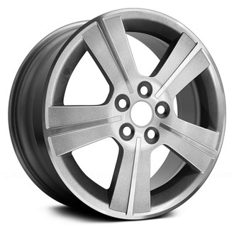 Replace® - 5-Spoke Machined Rib with Silver Windows 16x6.5 Alloy Factory Wheel - Remanufactured