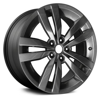 Replace® - Double 5-Spoke Dark Charcoal 18x8.5 Alloy Factory Wheel - Remanufactured