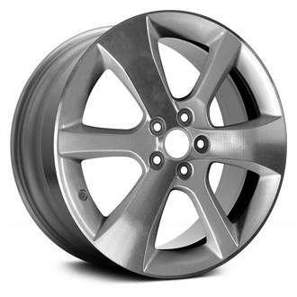 Replace® - 6-Spoke Machined and Sparkle Silver Metallic 17x7 Alloy Factory Wheel - Remanufactured