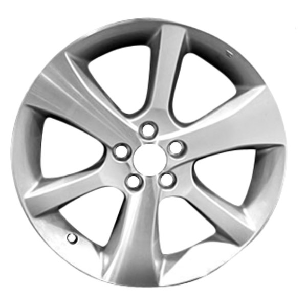 Replace® - 17 x 7 6-Spoke Machined and Sparkle Silver Metallic Alloy Factory Wheel (Factory Take Off)
