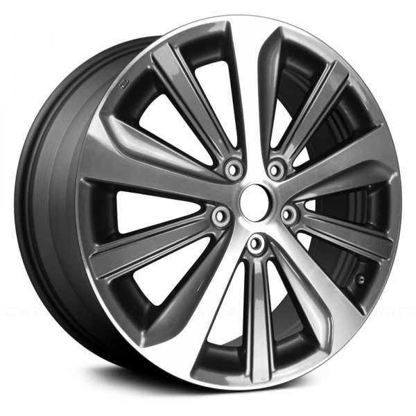 Replace® - 18 x 7.5 10 Turbine-Spoke Charcoal Alloy Factory Wheel (Remanufactured)