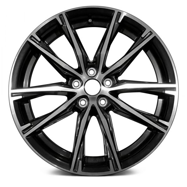 Replace® ALYTV057U30 - 5 V-Spoke Machined and Dark Metallic