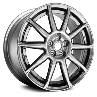 Replace® - 10 I-Spoke Deep Black Smoked Hyper Silver 17x7.5 Alloy Factory Wheel - Remanufactured