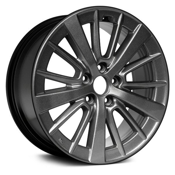 Replace® - 16 x 6.5 15 Alternating-Spoke Machined and Black Alloy Factory Wheel (Remanufactured)