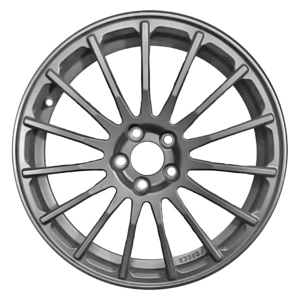 Replace® - 17 x 7.5 15 I-Spoke Medium Metallic Charcoal Matte Clear Alloy Factory Wheel (Remanufactured)