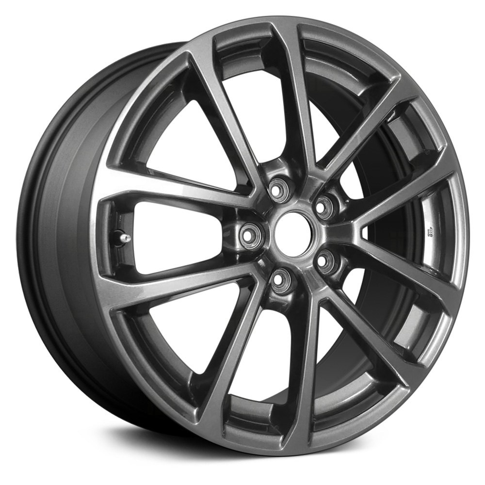 Replace® ALYSW012U30 - 5 V-Spoke Dark Charcoal 18x8.5 Alloy
