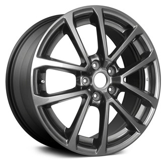 Replace® - 5 V-Spoke Dark Charcoal 18x8.5 Alloy Factory Wheel - Remanufactured