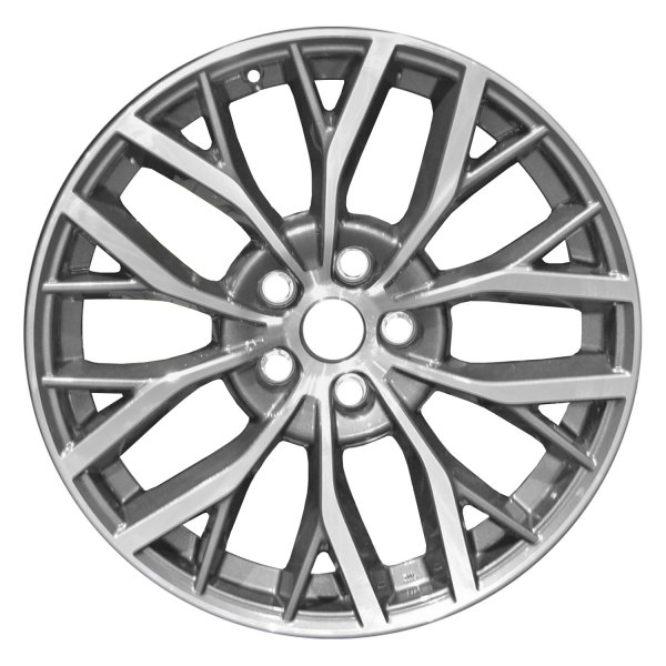 Replace® - 19 x 8.5 10 Y-Spoke Machined Dark Charcoal Alloy Factory Wheel (Remanufactured)