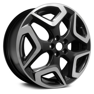 Replace® - 5 Y-Spoke Machined and Dark Metallic Charcoal 18x7 Alloy Factory Wheel - Remanufactured