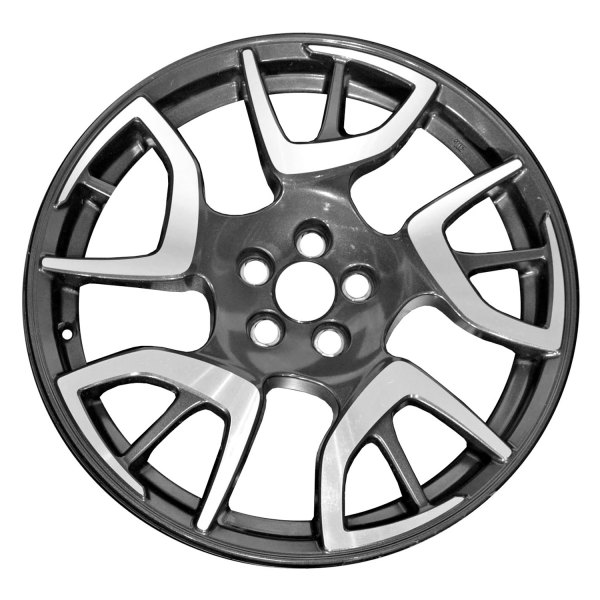 Replace® - 18 x 7 Triple 5-Spoke Machined Dark Charcoal Alloy Factory Wheel (Remanufactured)