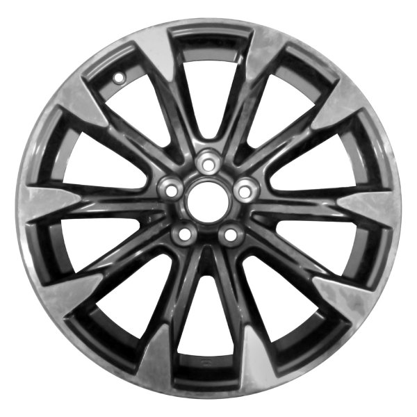Replace® - 17 x 7 10 I-Spoke Dark Charcoal Metallic with Machined Face Alloy Factory Wheel (Remanufactured)