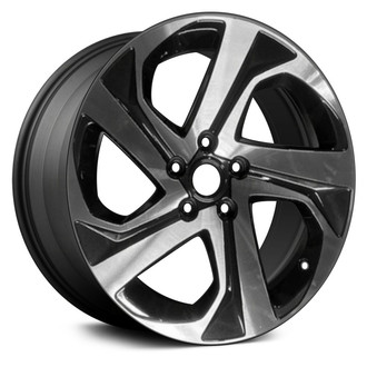 Replace® - 5-Spoke Machined Dark Charcoal Metallic 18x7.5 Alloy Factory Wheel - Remanufactured
