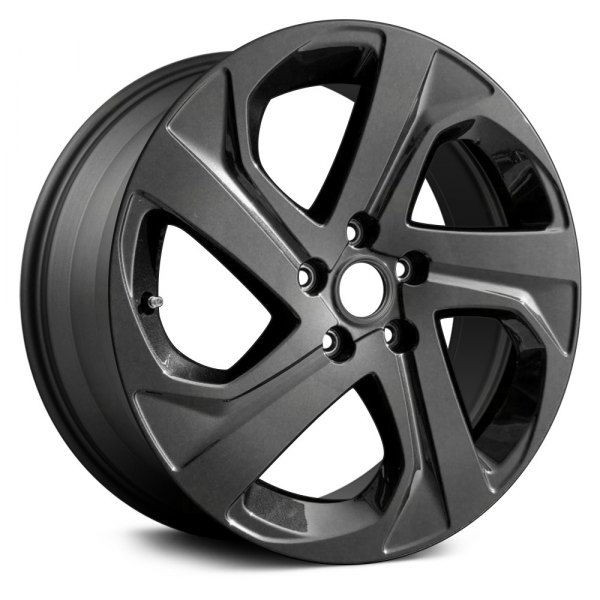 Replace® - 18 x 7.5 5-Spoke Dark Charcoal Metallic Alloy Factory Wheel (Remanufactured)