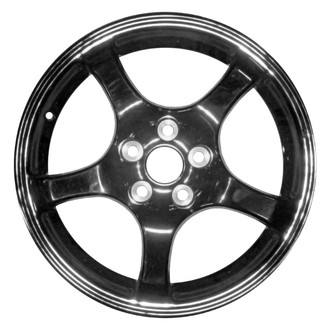 Replace® - 5-Spoke Gloss Black 17x4 Alloy Factory Wheel - Remanufactured