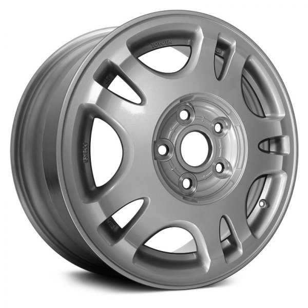 Replace® - 15 x 6 Double 5-Spoke Silver Textured Alloy Factory Wheel (Remanufactured)