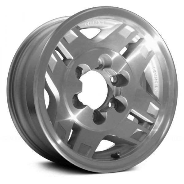 Replace® - 15 x 7 4 V-Spoke Silver Alloy Factory Wheel (Remanufactured)