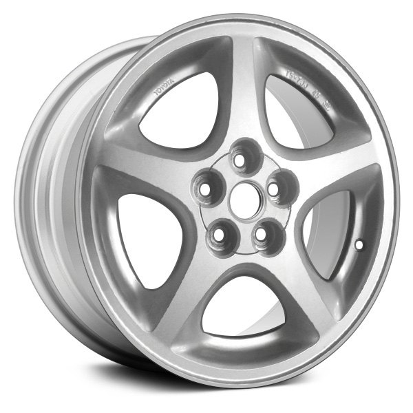 Replace® - 15 x 7 5-Spoke Silver Alloy Factory Wheel (Remanufactured)