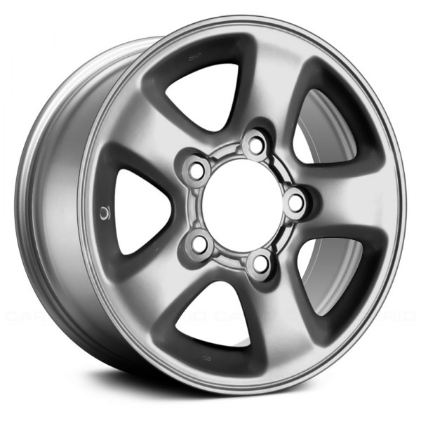 Replace® - 16 x 8 5-Spoke Hyper Silver Alloy Factory Wheel (Remanufactured)