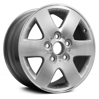 Replace® - 6 I-Spoke Machined and Silver 15x6 Alloy Factory Wheel - Remanufactured