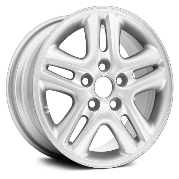 Replace® - 16 x 7 Double 5-Spoke Silver Alloy Factory Wheel (Factory Take Off)