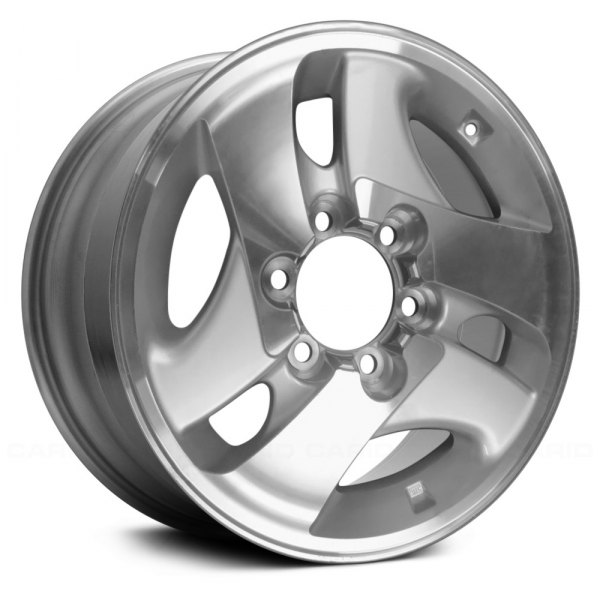 Replace® - 16 x 7 3 V-Spoke Medium Silver Acrylic Textured Alloy Factory Wheel (Factory Take Off)