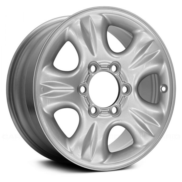 Replace® - 16 x 7 5-Slot Silver Alloy Factory Wheel (Remanufactured)
