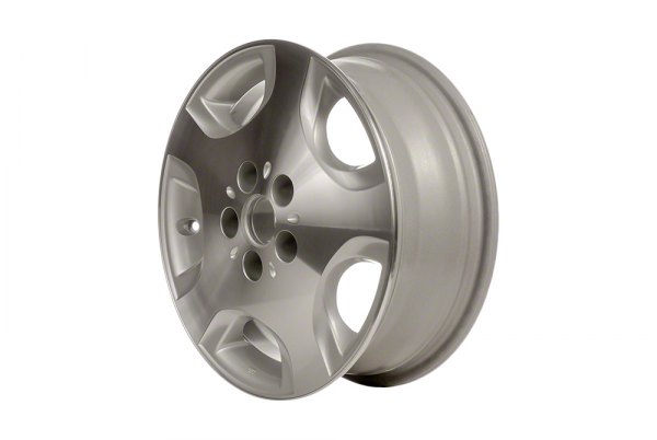 Replace® - 16 x 6 5-Slot Machined with Silver Vents Alloy Factory Wheel (Remanufactured)